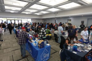 People attending Project Homeless Connect